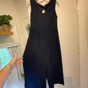 Vince camuto dark blue wide leg jumper